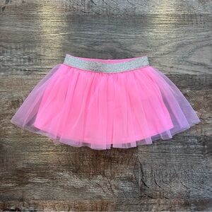 NWOT Garanimals Pink Tutu Tulle Skirt With Diaper Cover Size 6-9 Months